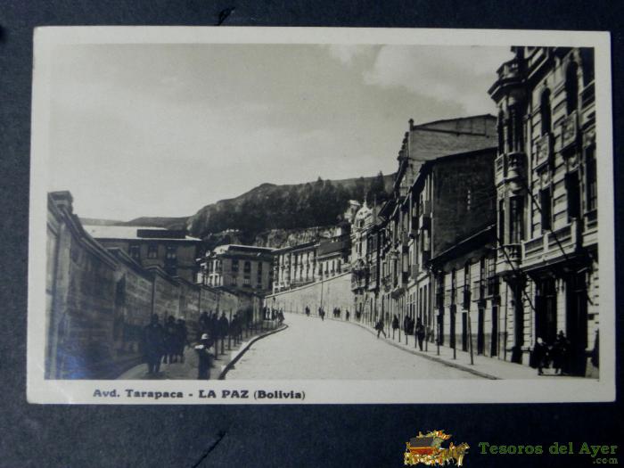 Antigua Postal, La Paz, Avenida Tarapaca, Circulada