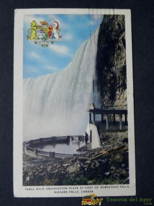 Antigua Postal, Cataratas Del Niagara, Circulada