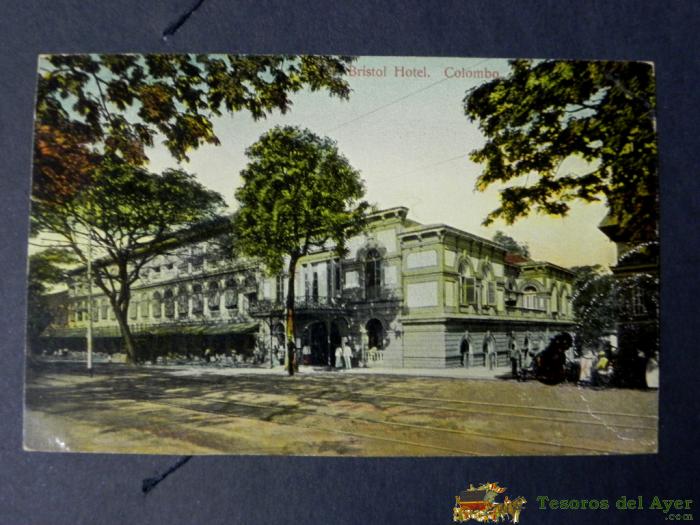 Antigua Postal, Colombo, Hotel Bristol, No Circulada