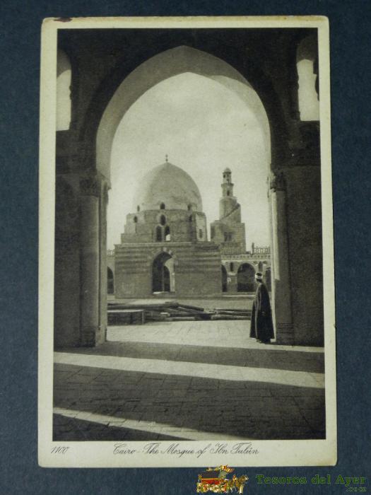 Antigua Postal, El Cairo, La Mezquita De Ibn Tulun, No Circulada