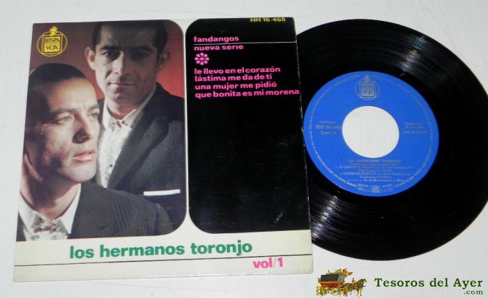 Los Hermanos Toronjo - Fandangos/nueva Serie Vol 1-ep Hispavox 1964, Single