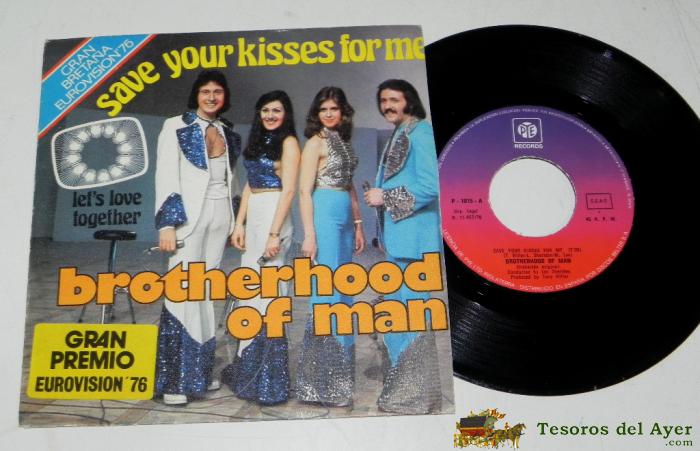 Brotherhood Of Man - Save Your Kisses For Me - Eurovision 1976, Single