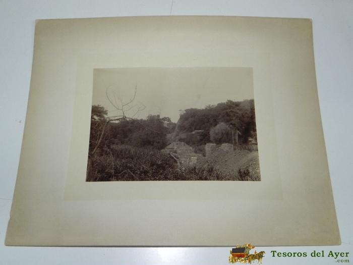Antigua Fotografia Albumina De Angola, Old Photograph Albumen Of Angola, Mide 30 X 21,5 Cms.