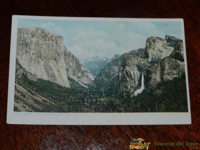 Antigua Foto Postal, Yosemite Valley, No Circualda, Old Photo Postcard, Yosemite Valley, Uncirculated