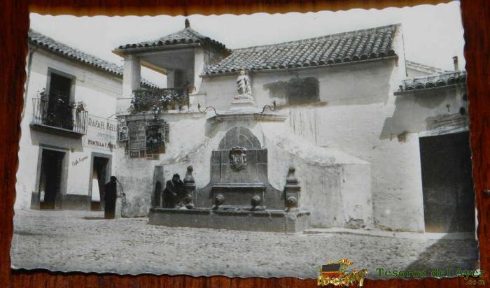 Antigua Foto Postal De Cordoba, N. 51, Fuente De La Fuenseca, Ed. Arribas, No Circulada.