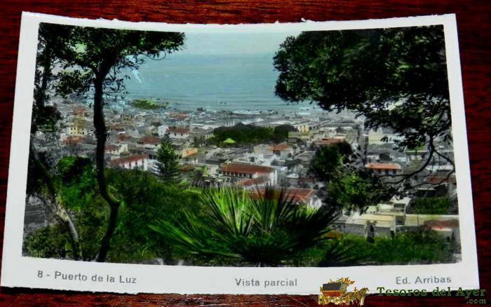 Antigua Foto Postal De Puerto De La Luz, Vista Parcial, Ed. Arribas 8, Sin Circular