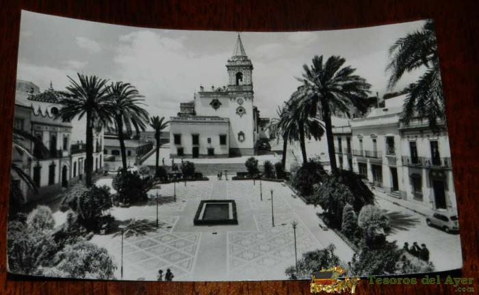 Antigua Foto Postal De Huelva, N. 1043, Plaza De San Pedro, Ed. Arribas, No Circulada, Escrita.