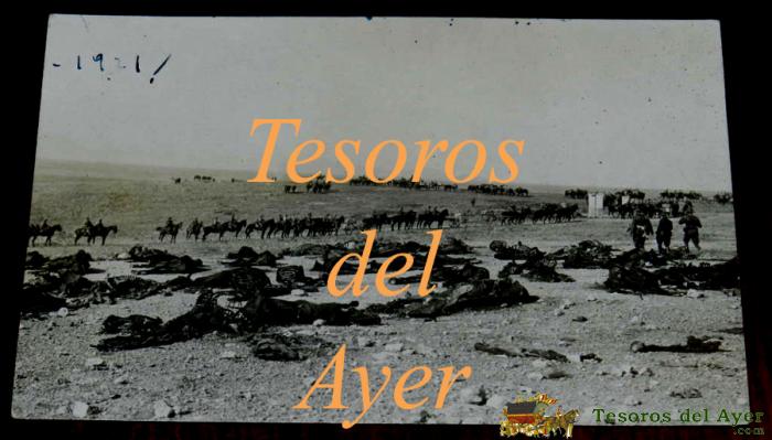 Antigua Foto Postal Del Monte Arruit - Campa�a Del Rif 1921- Cadaveres Espa�oles, Guerra De Marruecos, Protectorado Espa�ol - Calidad Fotografica. 