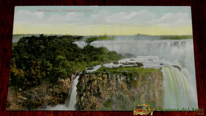Antigua Postal De Argentina, Cataratas De Iguazu, 223234, Sin Circular