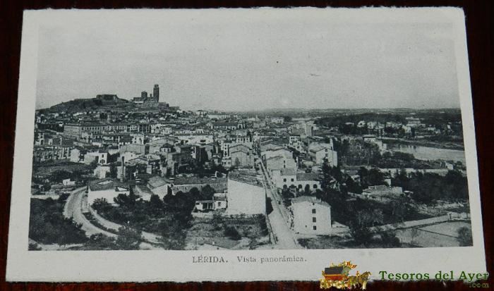 Antigua Postal De Lerida, Vista Panoramica, Ed. Paya, No Circulada.