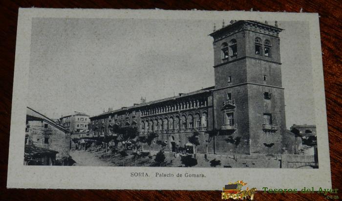Antigua Postal De Soria, Palacio De Gomara, Ed. M. Arribas, No Circulada. 