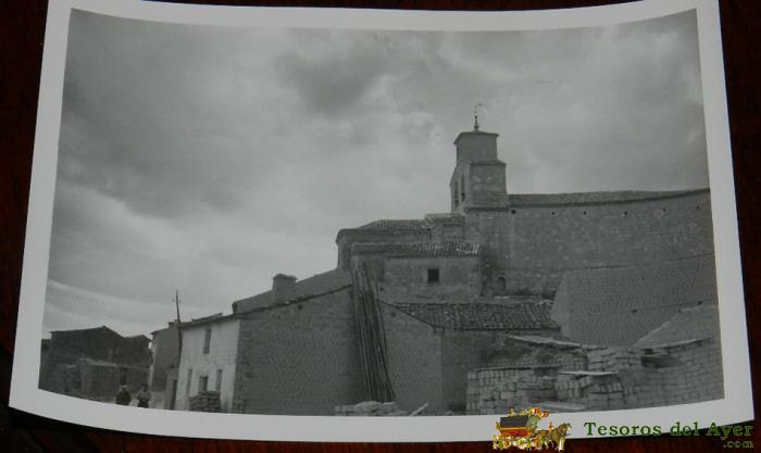 Antigua Fotografia De San Esteban De Gormaz, Soria, Mide 11,5 X 8,5 Cms.