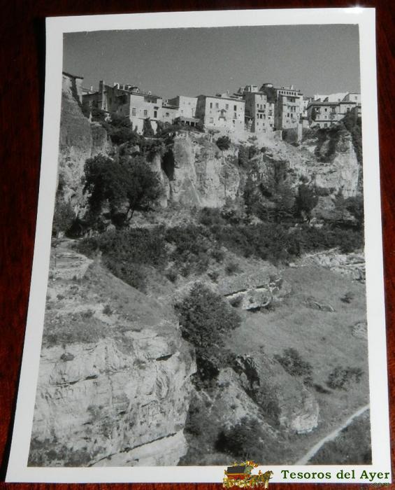 Antigua Fotografia De Cuenca, Casas Colgadas, Mide 11,5 X 8 Cms.