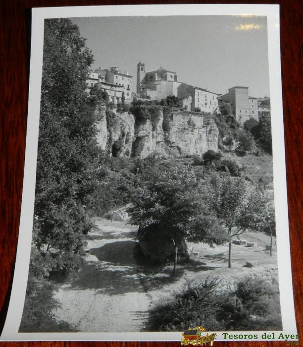 Antigua Fotografia De Cuenca, Casas Colgadas, Mide 11,5 X 8 Cms.
