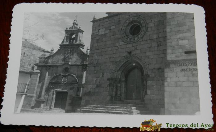 Antigua Fotografia De Puebla De Sanabria, Zamora, Fotografia Casa Ros, Mide 11,5 X 8,2 Cms.