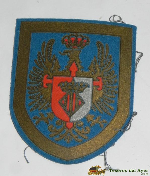 Antiguo Parche Emblema Escudo Militar Del Ejercito