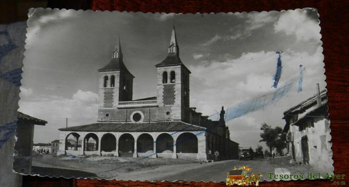 Antigua Foto Postal De Leon, Santuario De La Virgen Del Camino, N. 64, Ed. Garcia Garrabella, Circulada.