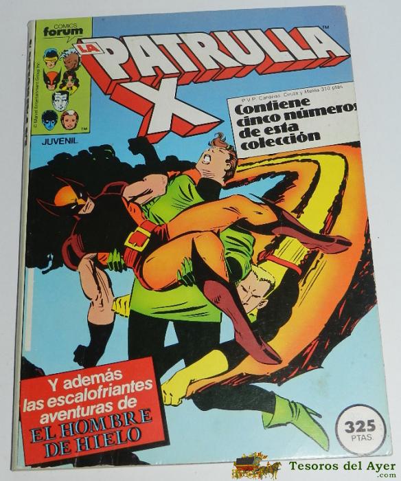 La Patrulla X.- Libro Conteniendo Los Numeros 42, 43, 44, 45. - Comics Forum.