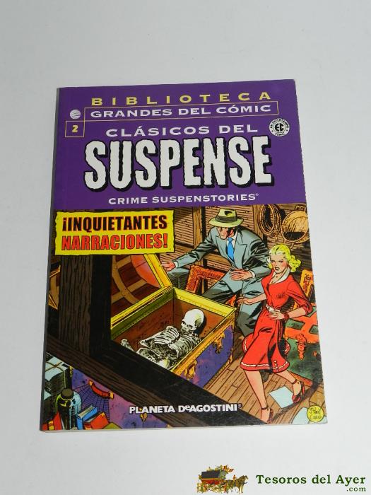 Clasicos Del Suspense N� 2 Biblioteca Grandes Del Comic. Planeta Deagostini - 176 P�ginas En Blanco Y Negro, R�stica.