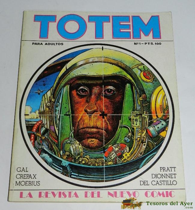 N�mero 1 De La Revista Totem, Comic Original, A�o 1977.