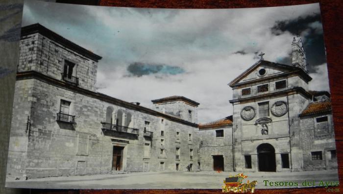 Antigua Foto Postal De Lerma, Burgos, Iglesia De San Blas Y Palacio Del Duque, Ed. Sicilia, No Circulada.