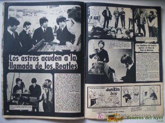 Revista Fans N� 44 Sirex - Beatles -extra�os - Sheila - Sonny & Cher - Poster Central De P.j. Proby - Marisol - Nivram - 30 Pag.