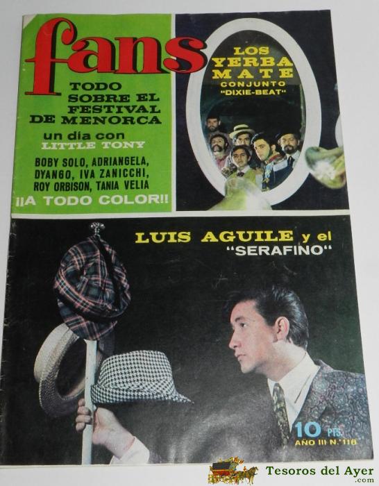 Revista Fans N� 118 - Adriangela, Los Yerba Mate, Con Cartel De Dyango - 30 Pag.
