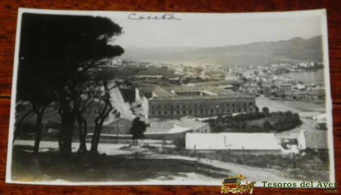 Foto Postal De Ceuta, Epoca De Alfonso Xiii, Sin Circular, Nuestra Foto Ha Salido Desenfocada No Hace Justicia Al Original.