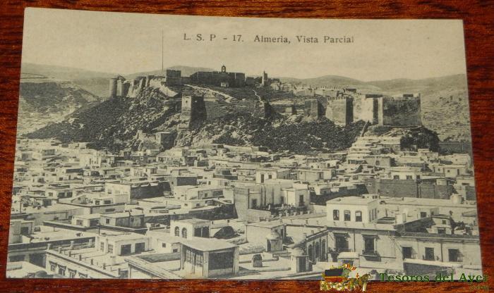 Antigua Postal De Almeria, Vista Parcial, L.s.p. - 17, Sin Circular