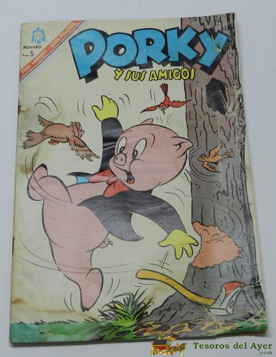Porky Y Sus Amigos, N� 180, A�o 1966, Tiene Manchas De Humedad En La Primeras Y Ultimas Paginas.