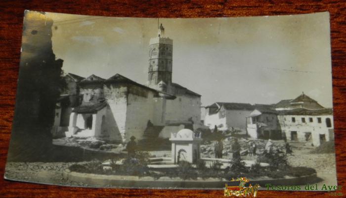 Antigua Foto Postal De Xauen, Marruecos, Guerra Del Rif, No Circulada, Reverso Escrito.