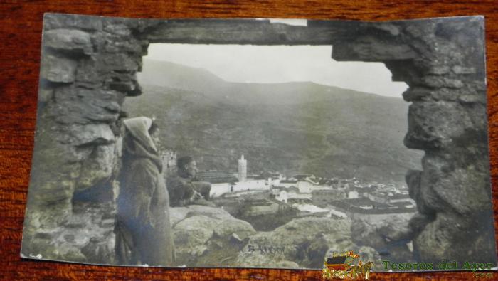 Antigua Foto Postal De Xauen, Marruecos, Guerra Del Rif, No Circulada.