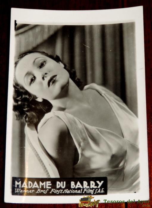 Madame Du Barry, Dolores Del Rio, Reginald Owen, Programa Original Estreno Teatro Principal 1934, Palencia, Direcci�n: William Dieterle. Producci�n: Warner Bros.