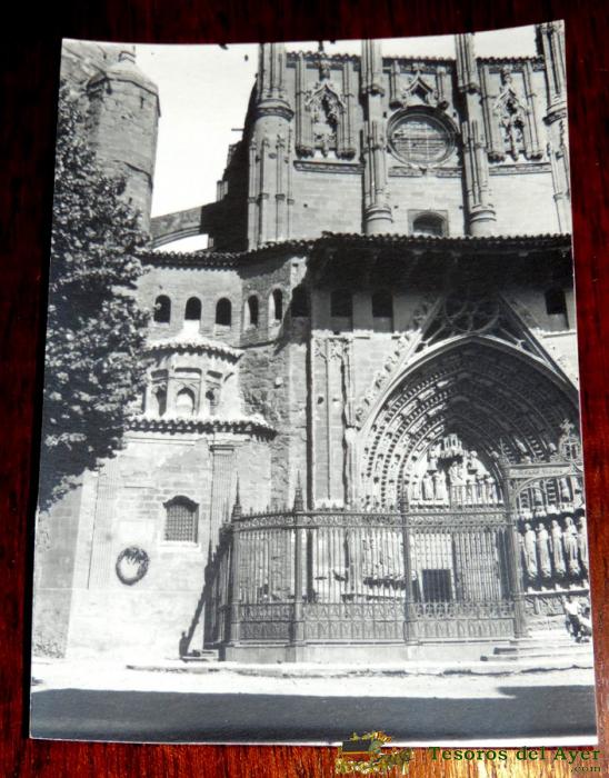 Fotografia De Huesca, Catedral, Mide 11,5 X 8,3 Cms.