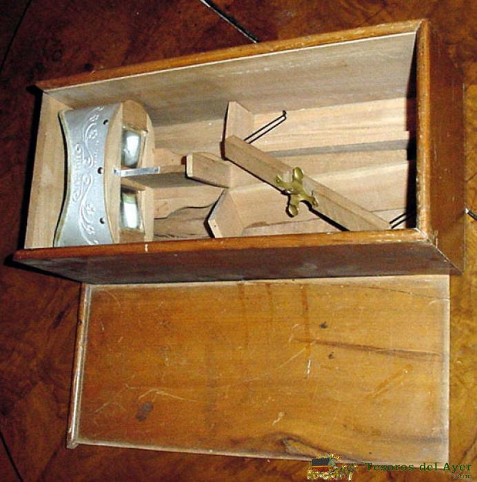 Antiguo Aparato Estereoscopico Con Su Caja Original -