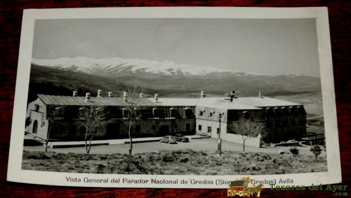 �vila, Vista General Del Parador Nacional De Gredos (sierra De Gredos), Foto Postal Sin Circular