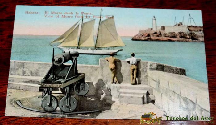 Postal De La Habana (cuba) El Morro Desde La Punta, C. Jordi 12 Sin Circular