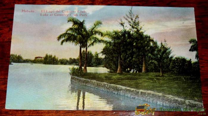 Postal De La Habana (cuba) El Lago Del Country Club, C. Jordi 106 Sin Circular