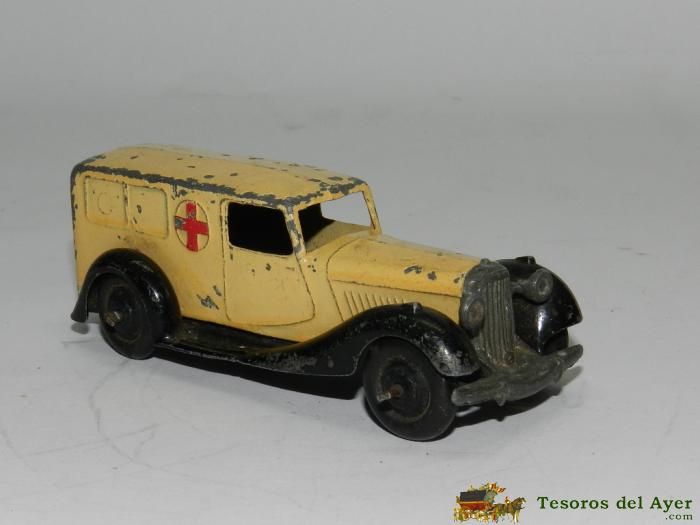 Antiguo Dinky Toys England N� 30f, Ambulancia Pre War De 1935. Buen Estado. Mirar Todas Las Fotografias.