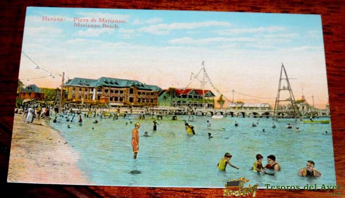 Postal De La Habana (cuba) Playa De Marianao, Ed. Jordi N� 100, Sin Circular