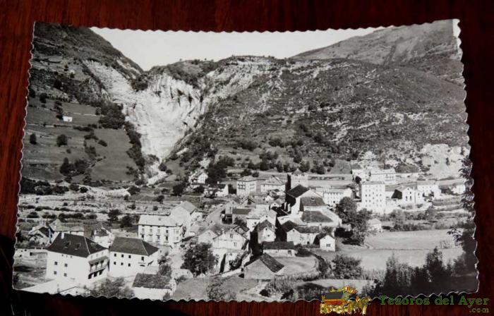 Foto Postal De Broto (huesca) Vista Parcial, N� 72 De Sicilia, Sin Circular
