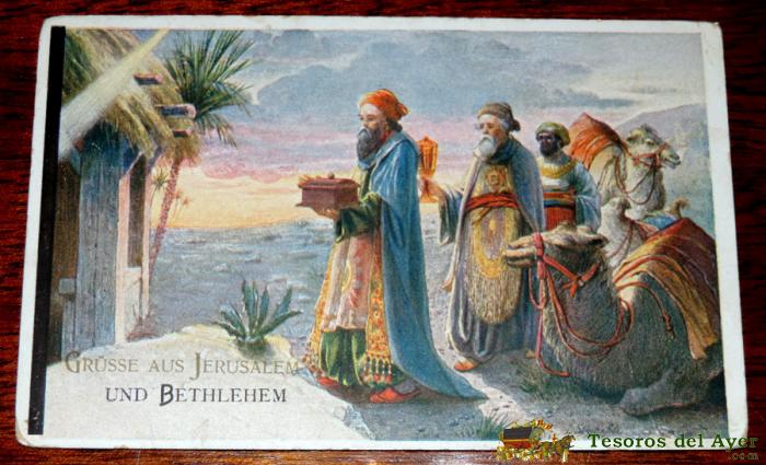 Bethlehem, Grusse Aus Jerusalem, No Circulada Y Sin Dividir, Los Tres Reyes Magos