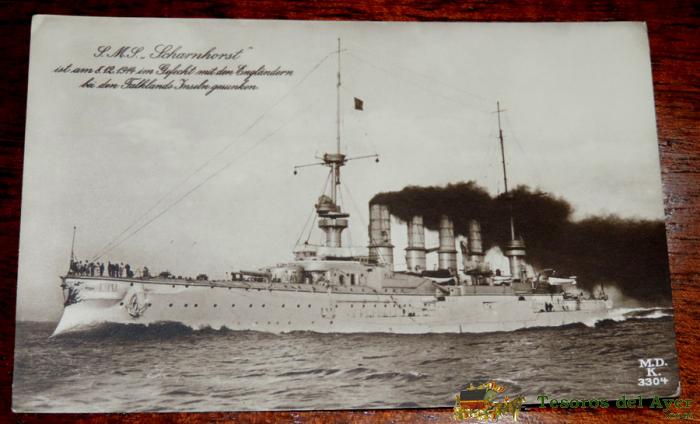 Marina De Guerra Alemana, S.m.s. Scharnhorst, M.d.k. 3304, Sin Circular