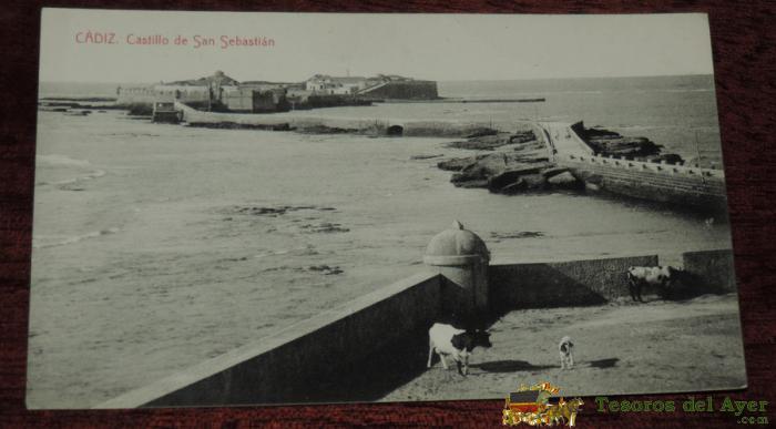 Cadiz, Castillo De San Sebastian, Thomas 1926, Sin Circular