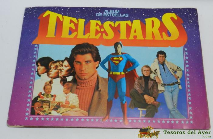 Album De Cromos Tele Stars, Tele-stars, Tiene La Mitad De Los Cromos Aproximadmente. Ed Este 1978.