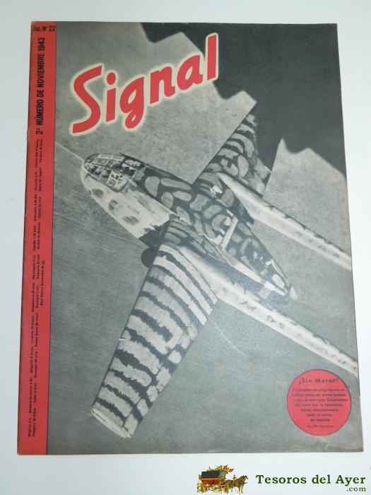 Revista Signal De 1943. Sp N� 22, Lleva El Poster Central