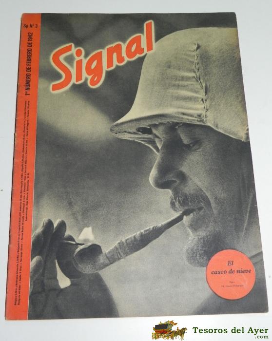Revista Signal De 1942. Sp N� 3, Lleva El Poster Central
