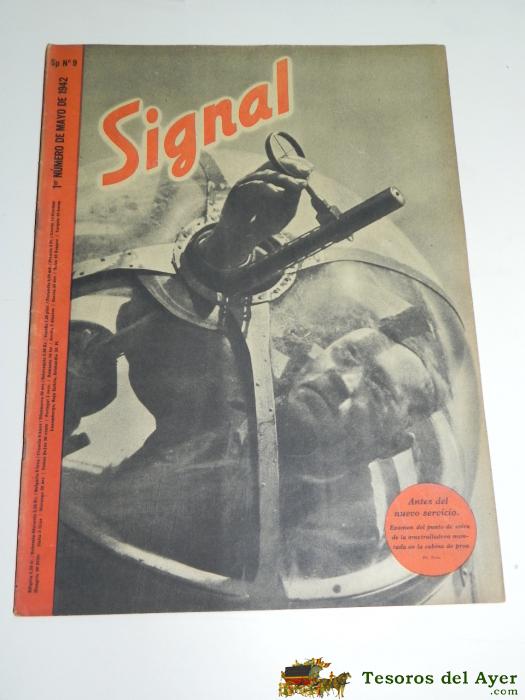 Revista Signal De 1942. Sp N� 9, Lleva El Poster Central