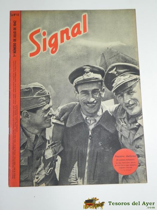 Revista Signal 1942, Sp N� 13, Lleva El Poster Central