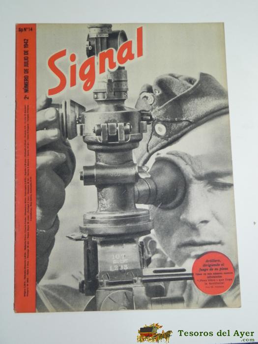 Revista Signal 1942, Sp N� 14, Lleva El Poster Central